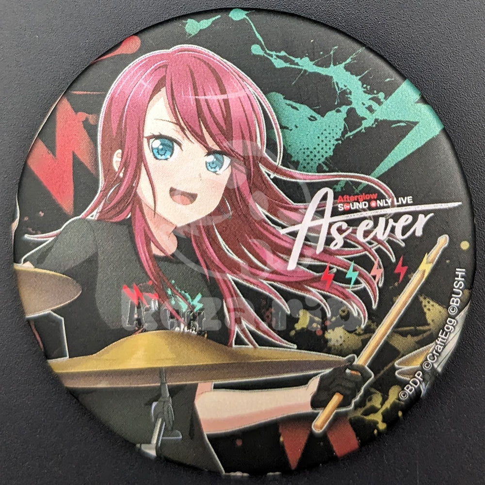 BanG Dream! Afterglow Sound Only Live - Can Badge - Tomoe Udagawa ("As ever" ver.)