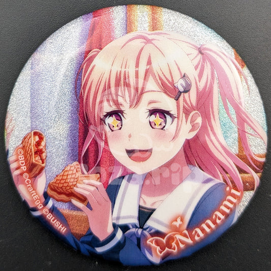 BanG Dream! - Glitter Can Badge - Nanami Hiromachi ("Analysis of Harmony and Change")