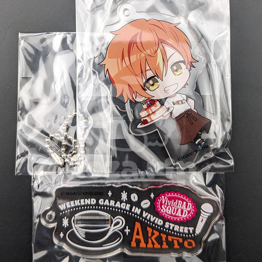 Project SEKAI × WEEKEND GARAGE E-DINER - Acrylic Stand with Keychain - Akito Shinonome