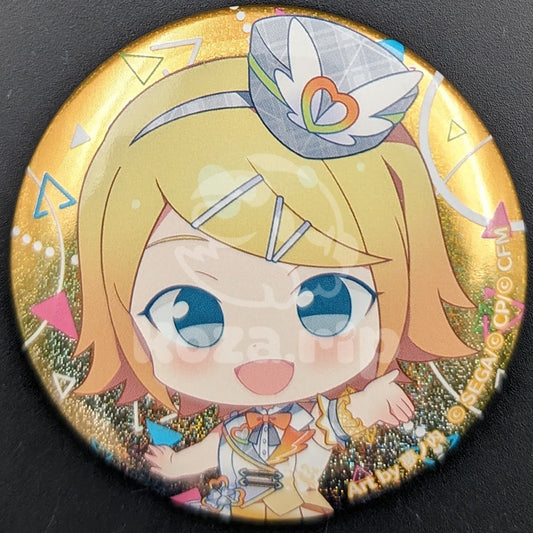 Project SEKAI - Can Badge - Rin Kagamine (MORE MORE JUMP! ver.) (Only Shop 2023)