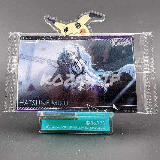 Project SEKAI - Wafer Card Series 1 - 26/32 - Miku Hatsune (Nightcord at 25:00 ver.)