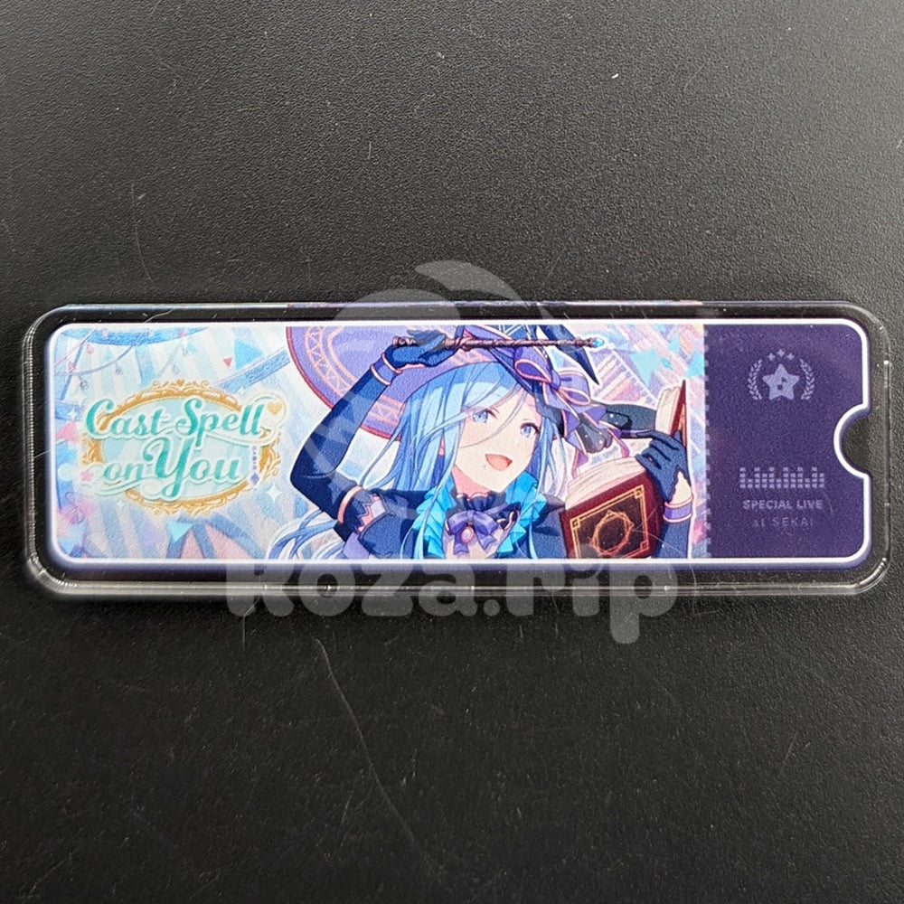 Project SEKAI - Acrylic Badge - Shizuku Hinomori "Cast a Spell on You" After Show Banner
