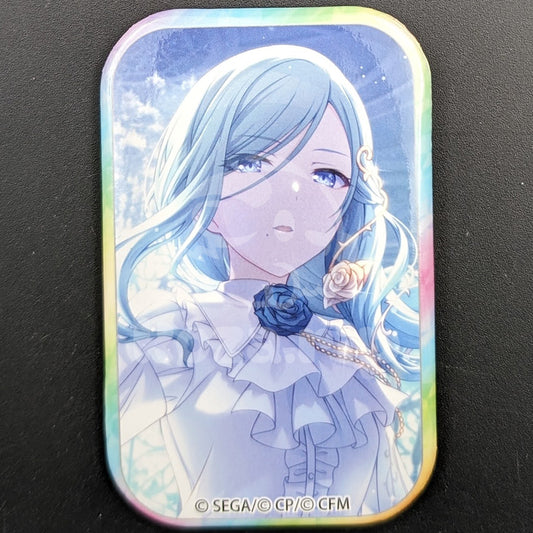 Project SEKAI - Square Can Badge - Shizuku Hinomori ("Wishing to the Blue Sky for Your Happiness!" trained ver.)
