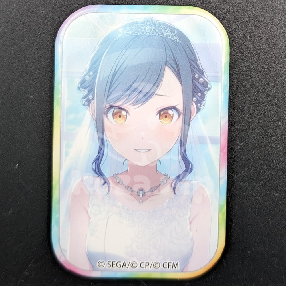 Project SEKAI - Square Can Badge - An Shiraishi ("Wishing to the Blue Sky for Your Happiness!")