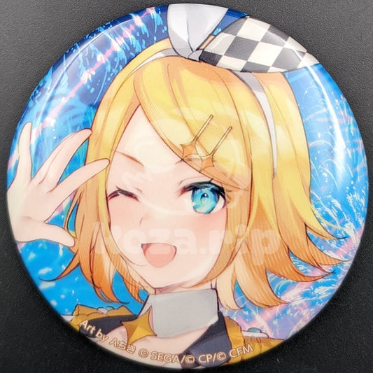 Project SEKAI - MORE MORE JUMP! 1st Connect Live JUMPIN! - Large Can Badge - Rin Kagamine (MORE MORE JUMP! ver.)