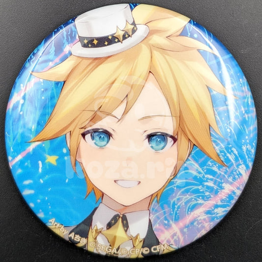 Project SEKAI - MORE MORE JUMP! 1st Connect Live JUMPIN! - Large Can Badge - Len Kagamine (MORE MORE JUMP! ver.)