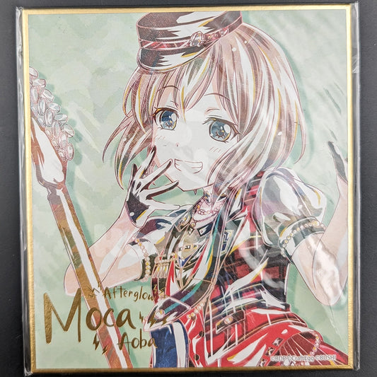 BanG Dream! × Ani-Art - Mini Shikishi - Moca Aoba (2020 Foil Stamp ver.)