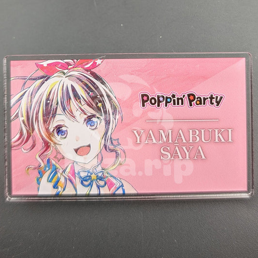 BanG Dream! × Ani-Art - Acrylic Badge - Saya Yamabuki (Vol. 4)