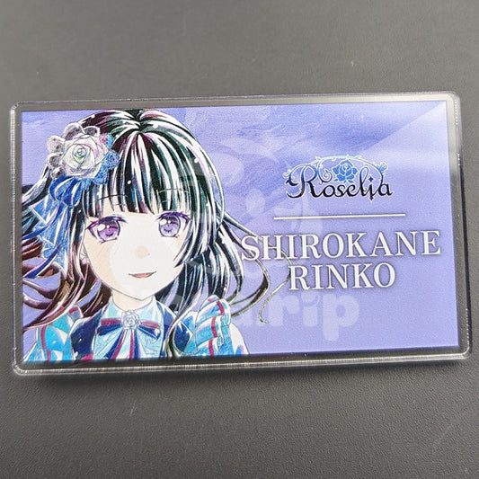 BanG Dream! × Ani-Art - Acrylic Badge - Rinko Shirokane (Vol. 4)