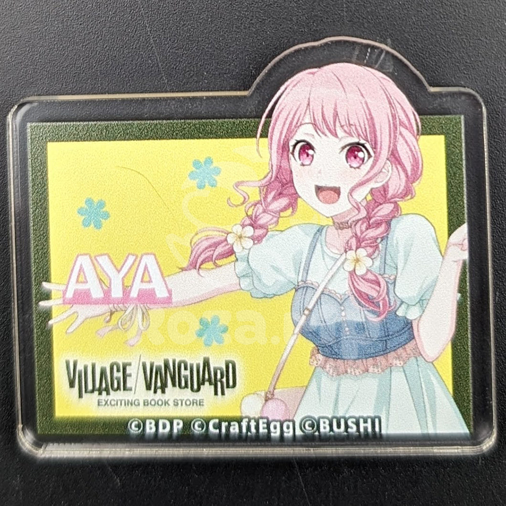 BanG Dream! × Village Vanguard - Acrylic Sticker - Aya Maruyama