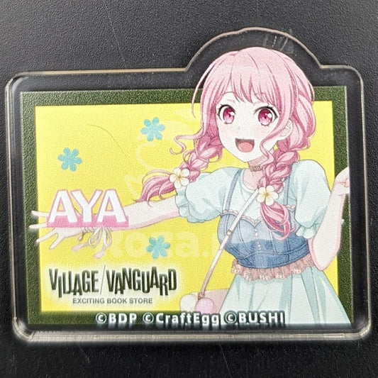 BanG Dream! × Village Vanguard - Acrylic Sticker - Aya Maruyama
