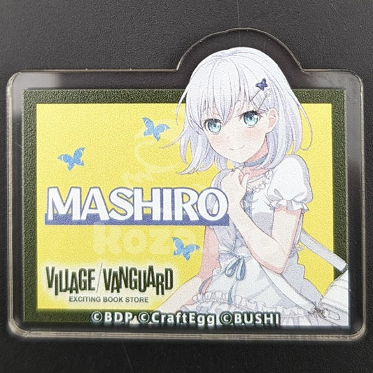 BanG Dream! × Village Vanguard - Acrylic Sticker - Mashiro Kurata