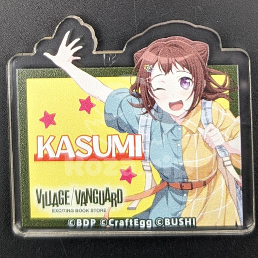 BanG Dream! × Village Vanguard - Acrylic Sticker - Kasumi Toyama
