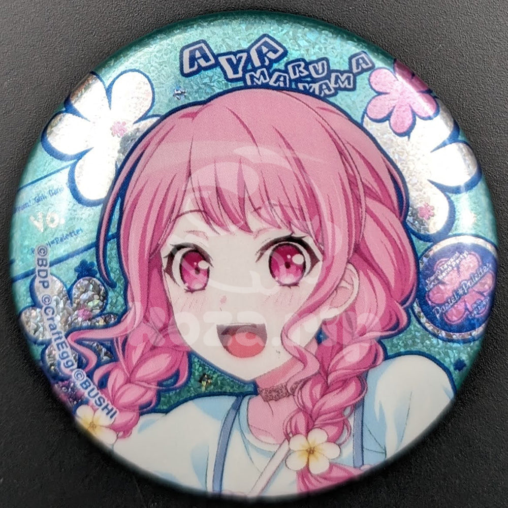 BanG Dream! × Village Vanguard - Hologram Can Badge - Aya Maruyama
