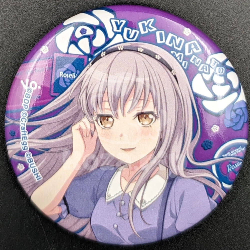 BanG Dream! × Village Vanguard - Can Badge - Yukina Minato