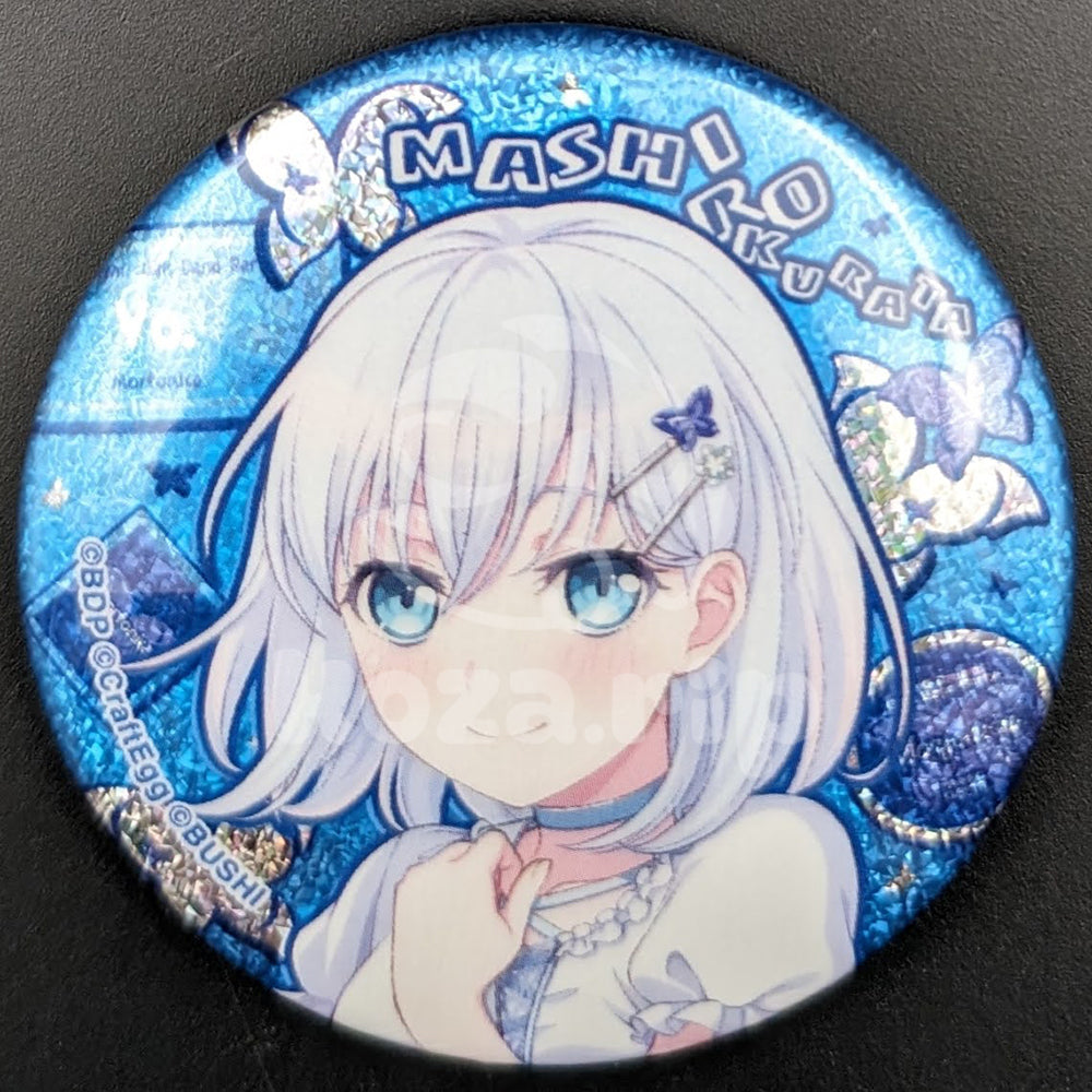BanG Dream! × Village Vanguard - Hologram Can Badge - Mashiro Kurata