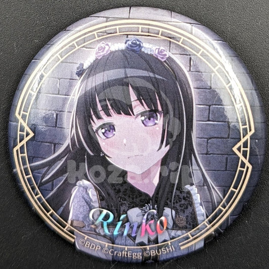 BanG Dream! Roselia "Farbe" LIVE - Can Badge - Rinko Shirokane