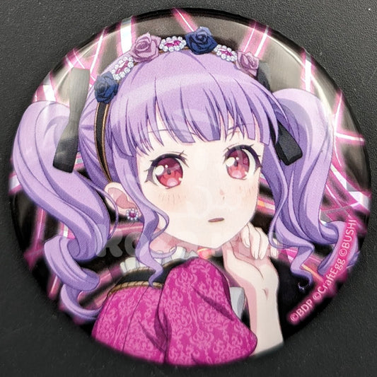 BanG Dream! Roselia "Farbe" LIVE - Hologram Can Badge - Ako Udagawa