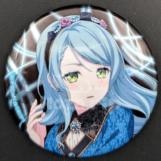 BanG Dream! Roselia "Farbe" LIVE - Hologram Can Badge - Sayo Hikawa