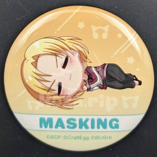 BanG Dream! - Can Badge - MASKING (Masuki Sato) (Chibikoro ver.)