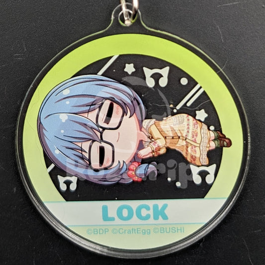BanG Dream! - Acrylic Keychain - LOCK (Rokka Asahi) (Chibikoro ver.)
