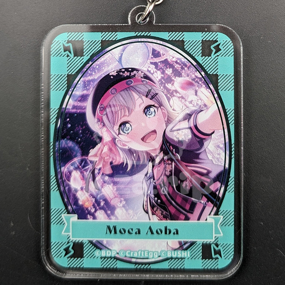 BanG Dream! - Acrylic Keychain - Moca Aoba ("Behold Their Swaying Skirts as They Run")