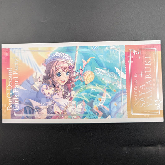 BanG Dream! - Ticket Sticker - Saya Yamabuki ("Dear Friend's Song")