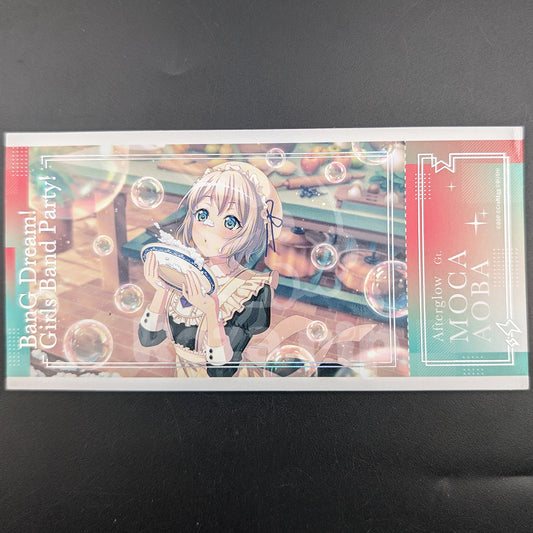 BanG Dream! - Ticket Sticker - Moca Aoba ("Girls, Be Ambitious!")