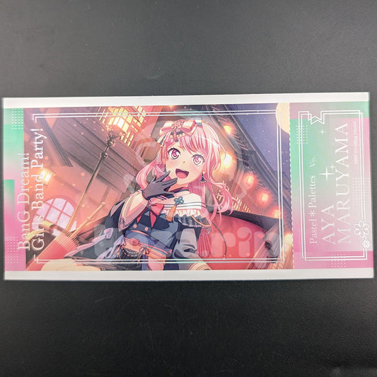 BanG Dream! - Ticket Sticker - Aya Maruyama ("School excursion!! ~Hanasakigawa Arc~")