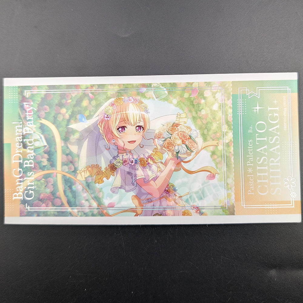 BanG Dream! - Ticket Sticker - Chisato Shirasagi ("The Wedding Must Go On!")