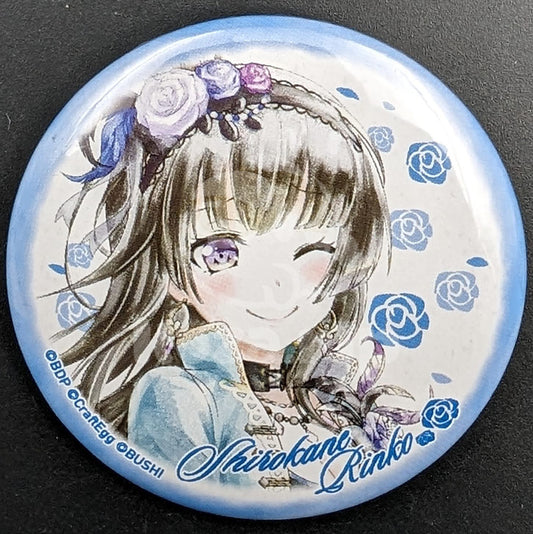 BanG Dream! × Ani-Art - Can Badge - Rinko Shirokane (2019 Capsule ver.)