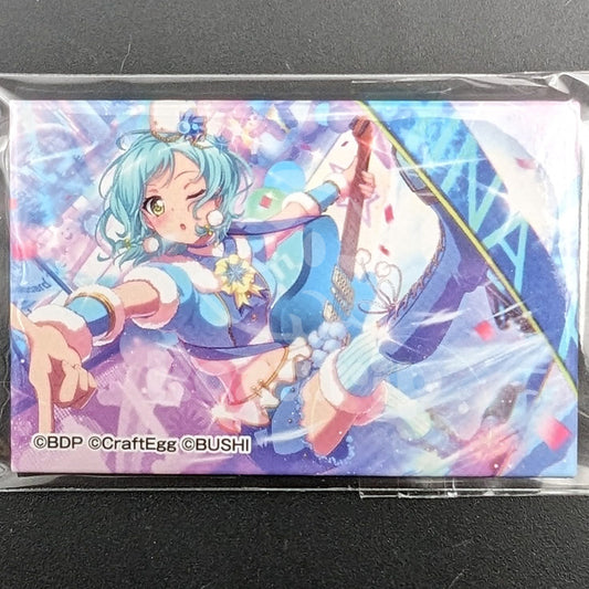BanG Dream! - Square Can Badge - Hina Hikawa ("First Time?! Winter Sports")