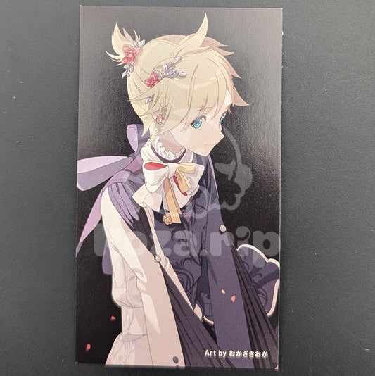 Project SEKAI - CD Extra Trading Card - "Watashi wa, Watashitachi wa / Momoiro no Kagi" - Len Kagamine [MORE MORE JUMP! ver.]