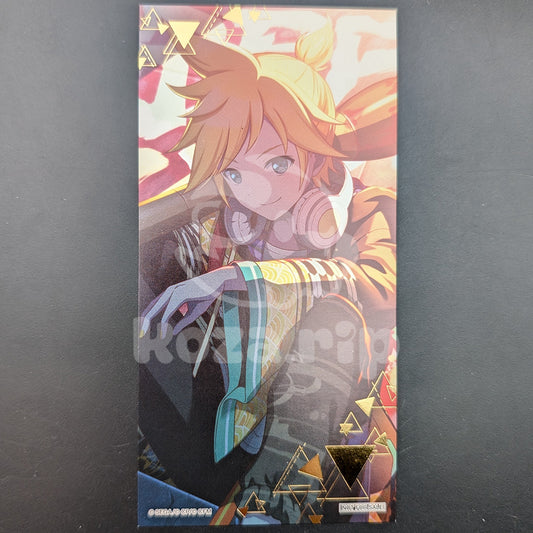 Project SEKAI - Illustration Card - Len Kagamine [Vivid BAD SQUAD ver.] (Animate 3.5 Anniversary Fair)