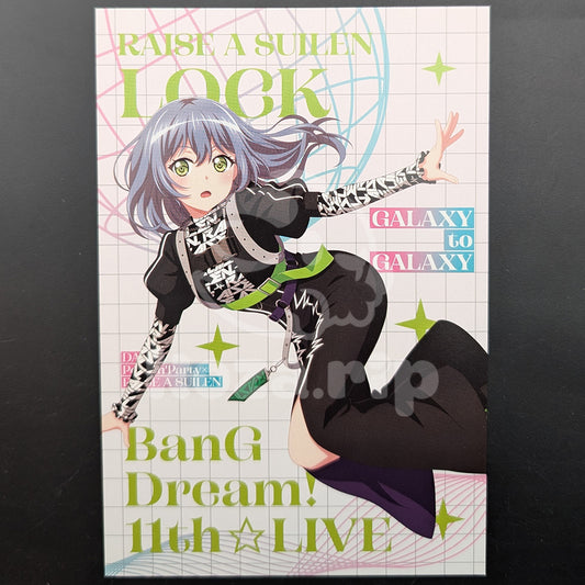 BanG Dream! 11th☆LIVE - Postcard - LOCK (Rokka Asahi)
