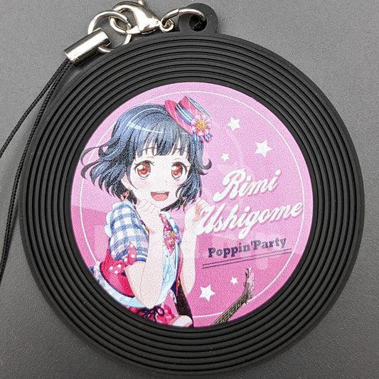 BanG Dream! - Record Style Rubber Keychain - Rimi Ushigome