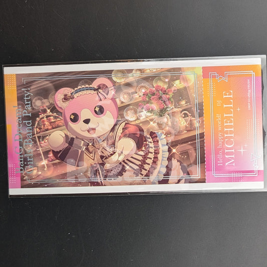 BanG Dream! - Ticket Sticker - Misaki Okusawa ("Hopeful Spring Chocolate Roll Cake")