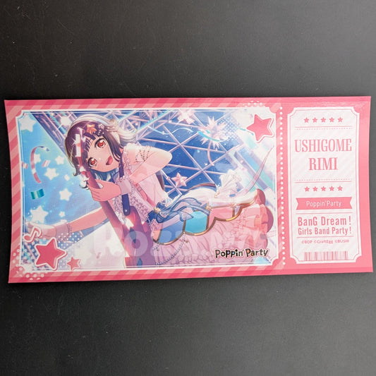 BanG Dream! - Ticket Sticker - Rimi Ushigome ("Campus Beat!!")