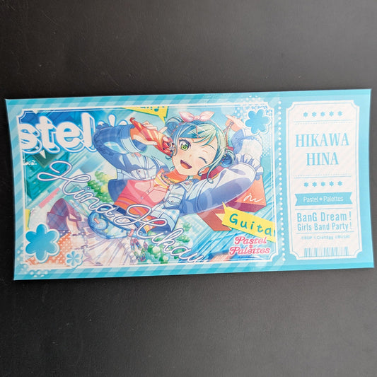 BanG Dream! - Ticket Sticker - Hina Hikawa ("Goodnight, Sentimental")