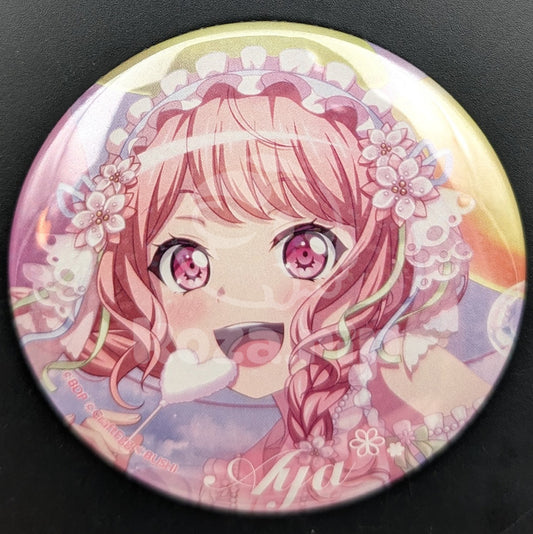BanG Dream! - Large Hologram Can Badge - Aya Maruyama ("Summer Fireworks, Never Blinking")