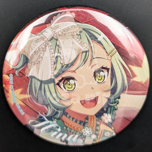 BanG Dream! - Large Hologram Can Badge - Hina Hikawa ("A Tale of the Pure-Hearted Samurai＊Idol")