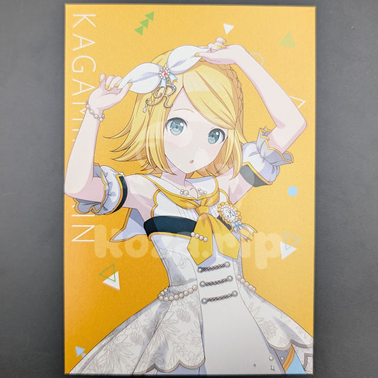 Project SEKAI - Profile Card - Rin Kagamine [MORE MORE JUMP! ver.] (Animate Winter Fair 2023)