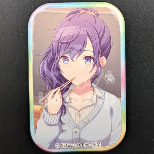 Project SEKAI - Square Can Badge - Mafuyu Asahina ("Hope Will Someday Go Beyond the Morning")