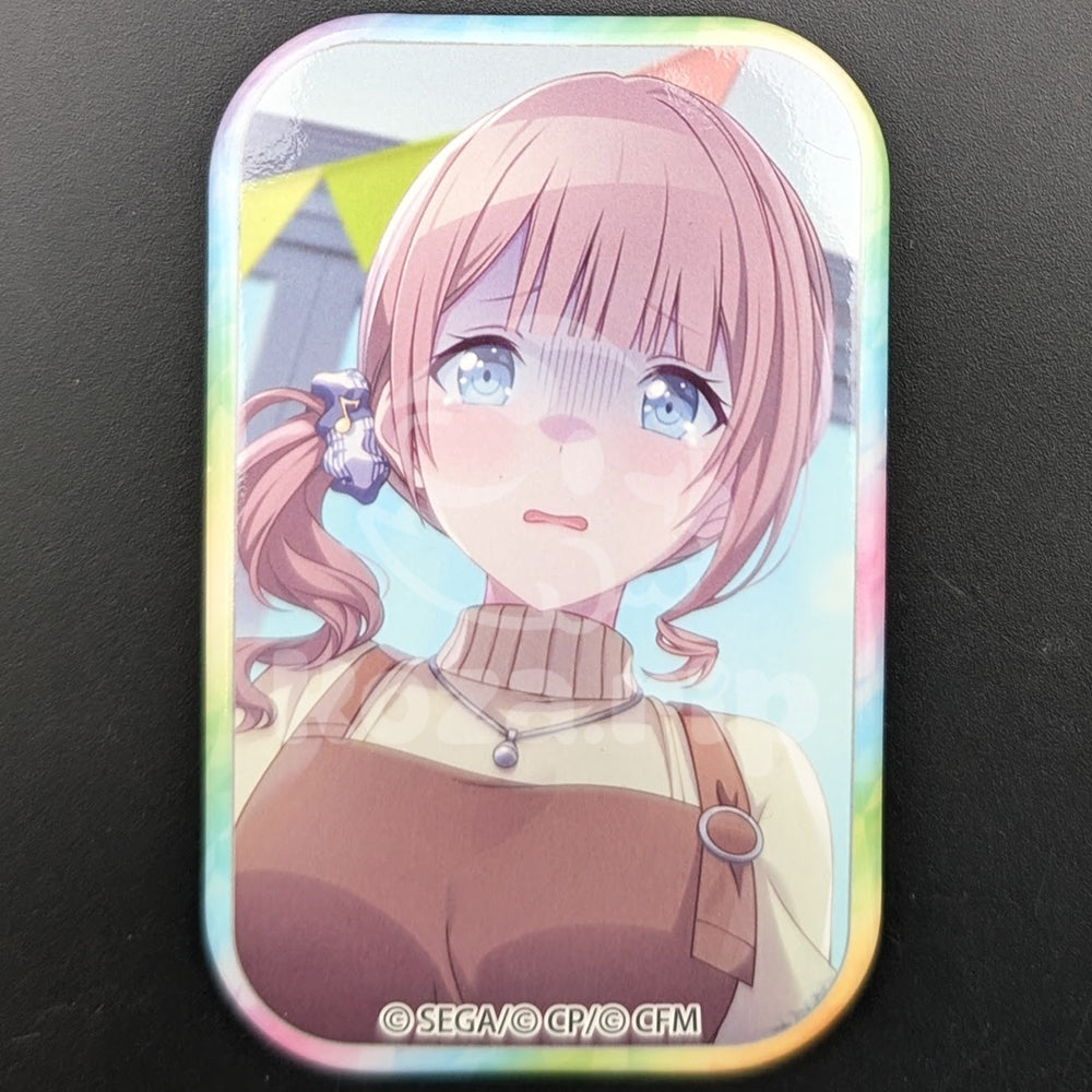 Project SEKAI - Square Can Badge - Honami Mochizuki ("Paint What I Love♪ Rainbow Canvas")