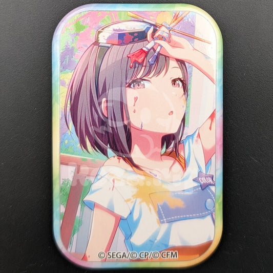 Project SEKAI - Square Can Badge - Ena Shinonome ("Paint What I Love♪ Rainbow Canvas" trained ver.)