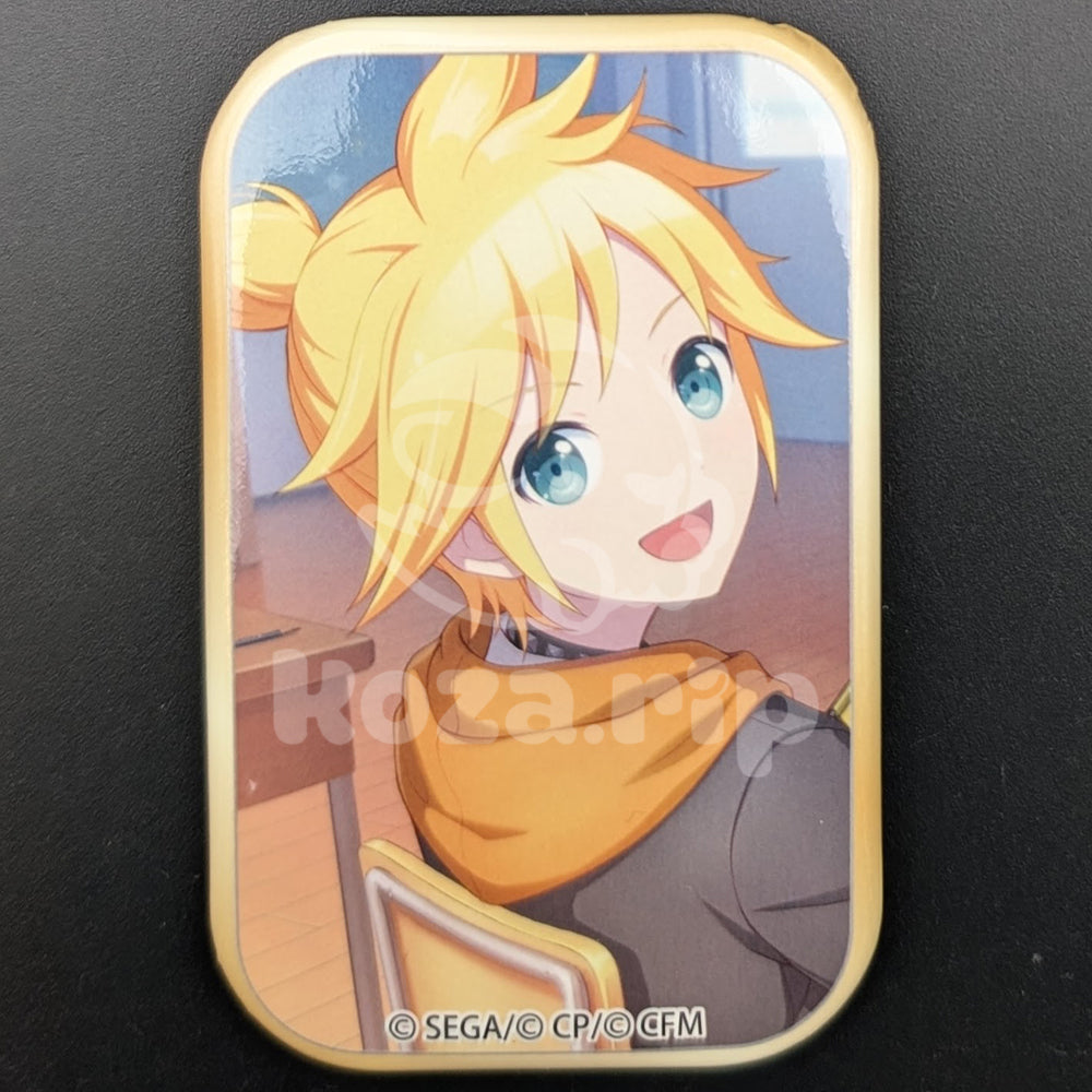 Project SEKAI - Square Can Badge - Len Kagamine [Leo/need ver.] ("Paint What I Love♪ Rainbow Canvas")