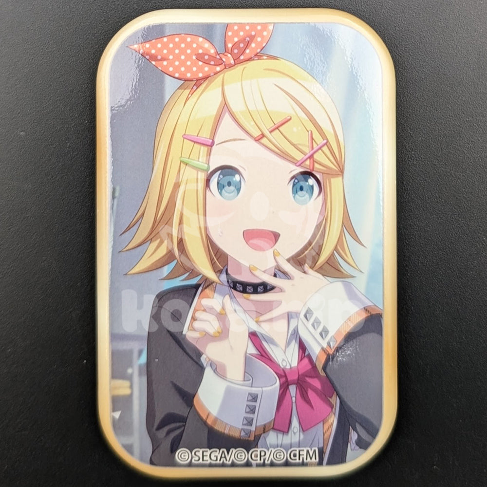 Project SEKAI - Square Can Badge - Rin Kagamine [Leo/need ver.] ("Don't lose faith!")