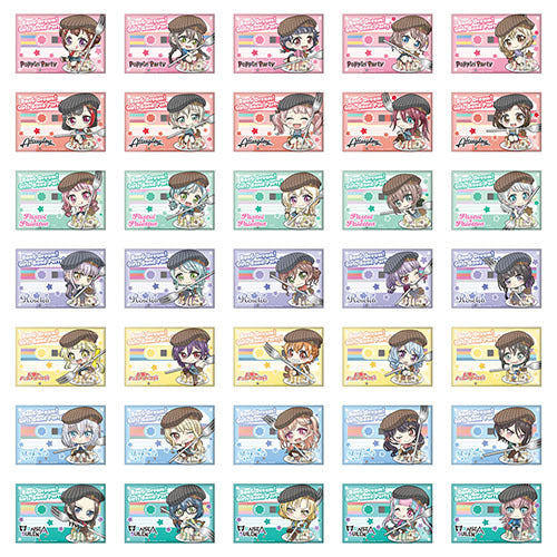 BanG Dream! Cafe 2020 - Square Can Badge - Rimi Ushigome