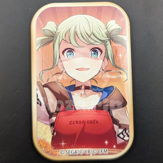 Project SEKAI - Square Can Badge - Miku Hatsune [Vivid BAD SQUAD ver.] ("Never Give Up Cooking!")
