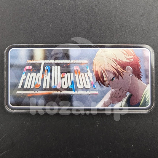 Project SEKAI - Acrylic Badge - Akito Shinonome "Find A Way Out" Banner